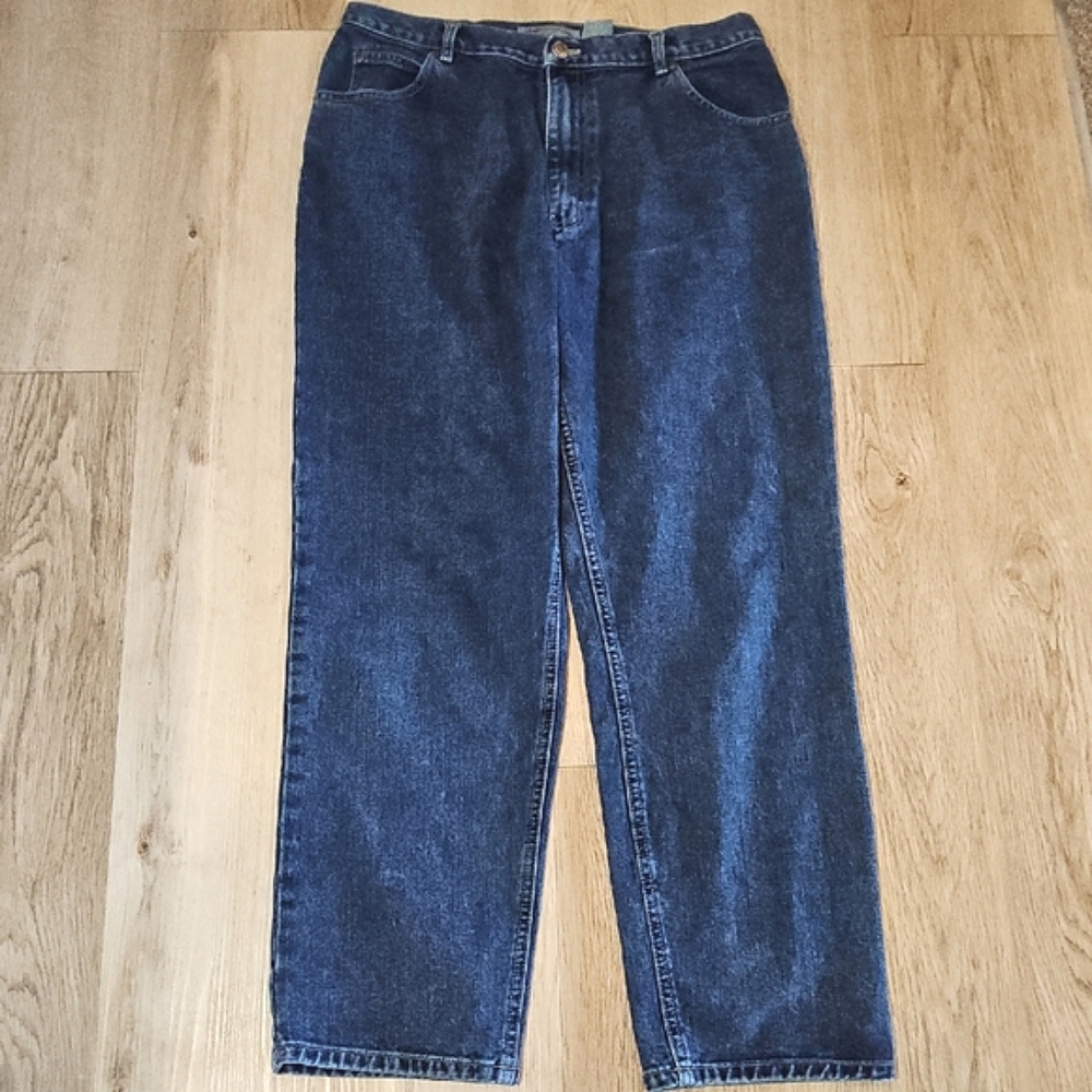 St. John's Bay Relaxed Fit  Womens Jeans - Dark Blue sz 16